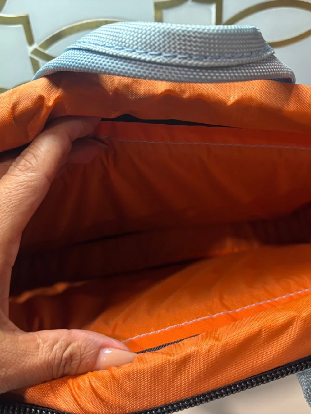 Brenthaven Metrolite Blue Cushioned, Orange Interior Laptop Carrying Case